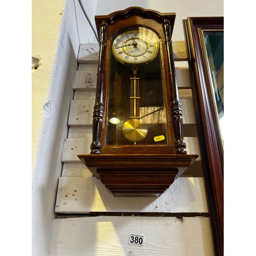 380 - Victorian style wall clock