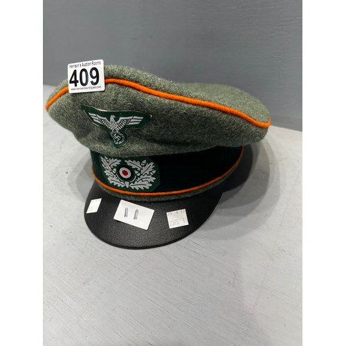 409 - Replica WW2 Field Police  Crusher Cap