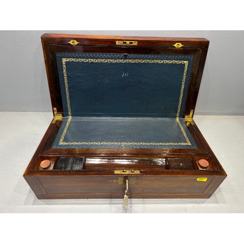 413 - Superb Victorian Rosewood Writing Slope