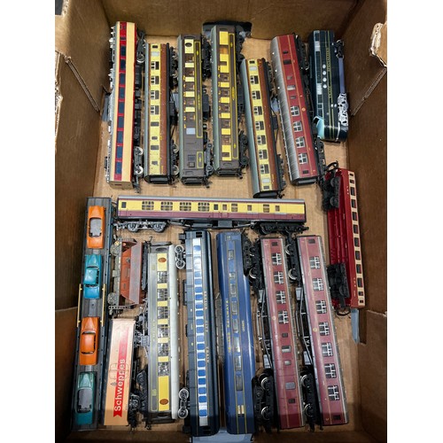 423 - 2 Box's full of Trains etc inc Triang