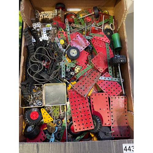 443 - Box full of Meccano