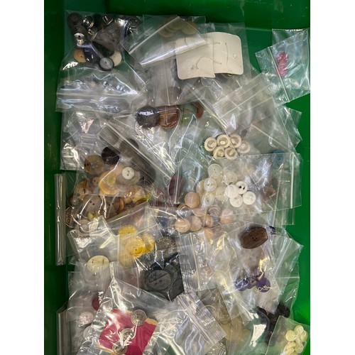 456 - 3 Trays of collectables Buttons