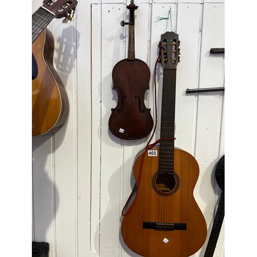 465 - Vintage Guitar + Early Violin A/F