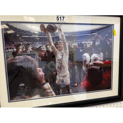 517 - Signed football picture + ltd edition picture