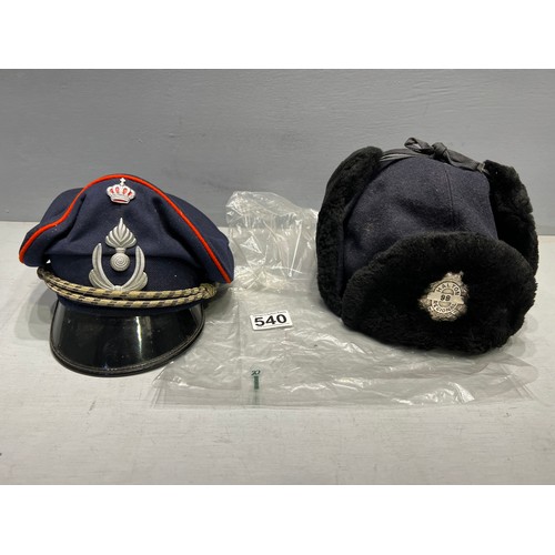 540 - 2 Military hats