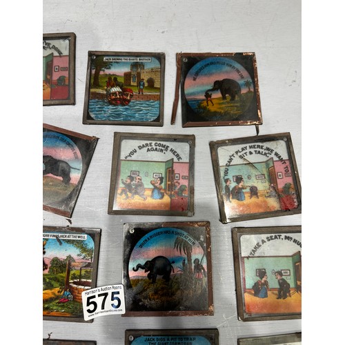 575 - Victorian slides large quantity