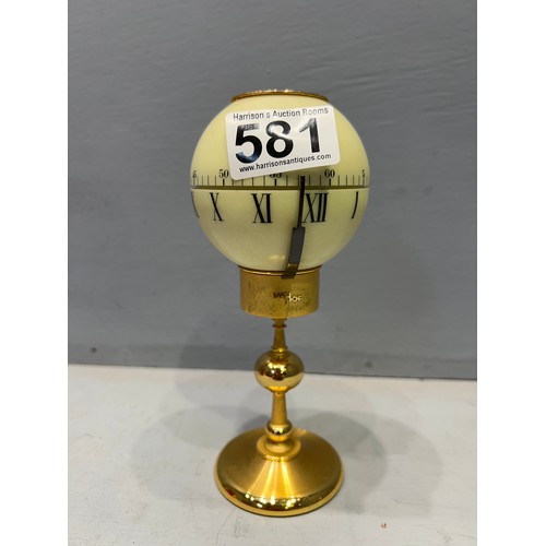 581 - Unusual vintage clock (boxed)