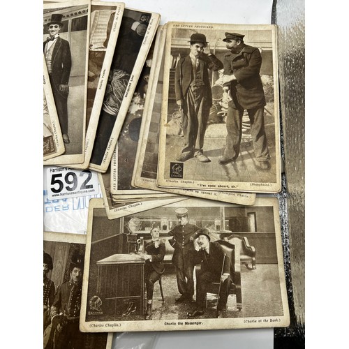 592 - Quantity Charlie Chaplin photos