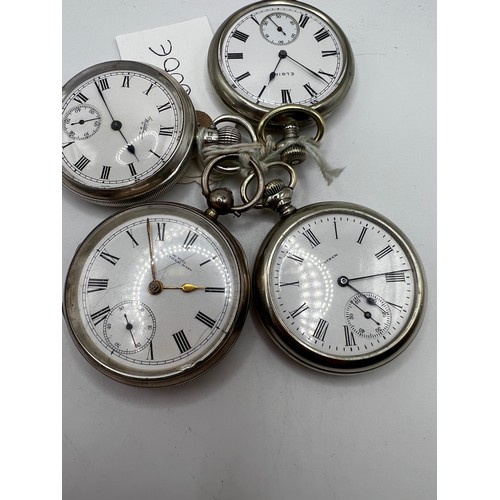 600e - 4 pocket watches silver etc