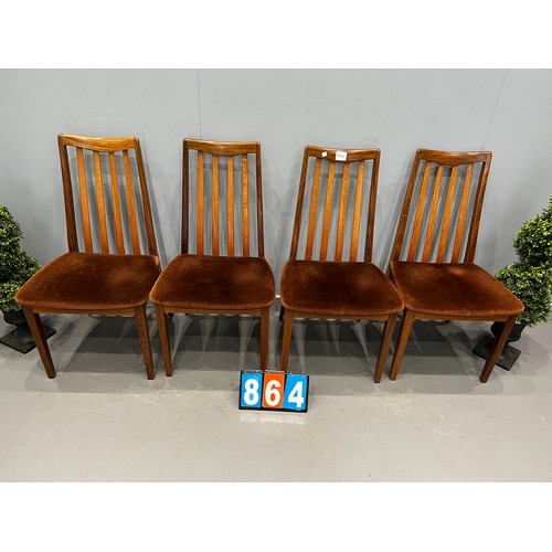 864 - 4 G-plan fresco chairs