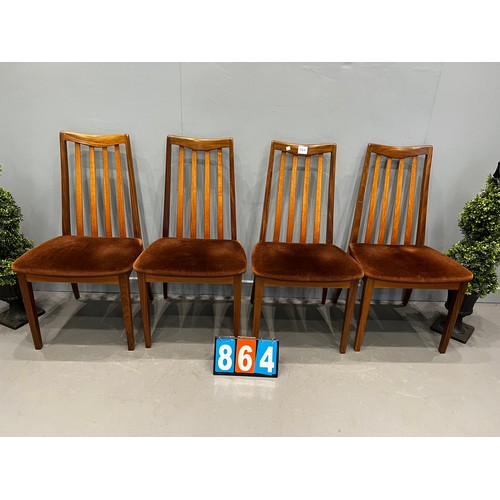 864 - 4 G-plan fresco chairs