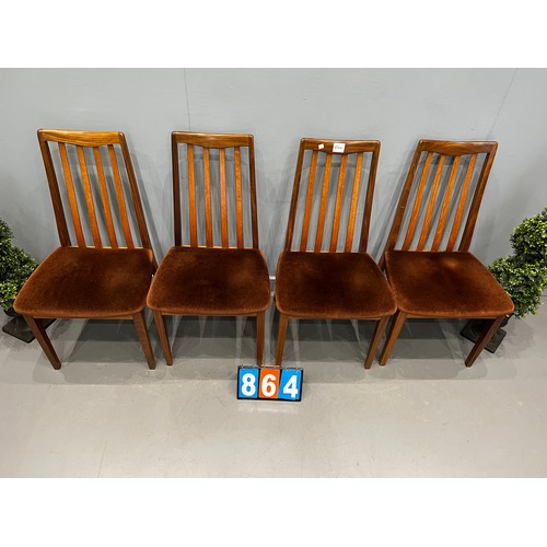 864 - 4 G-plan fresco chairs