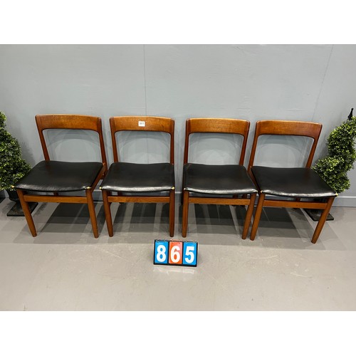 865 - Set of 4 A. younger chairs