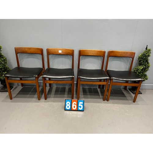 865 - Set of 4 A. younger chairs