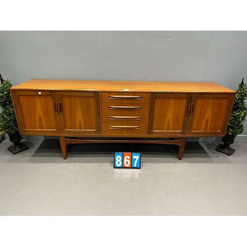 867 - G-plan fresco mid century teak sideboard (very clean)