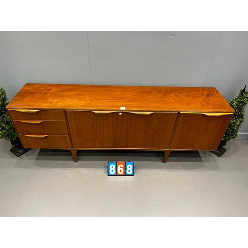 868 - McIntosh kirk caldy mid century teak sideboard