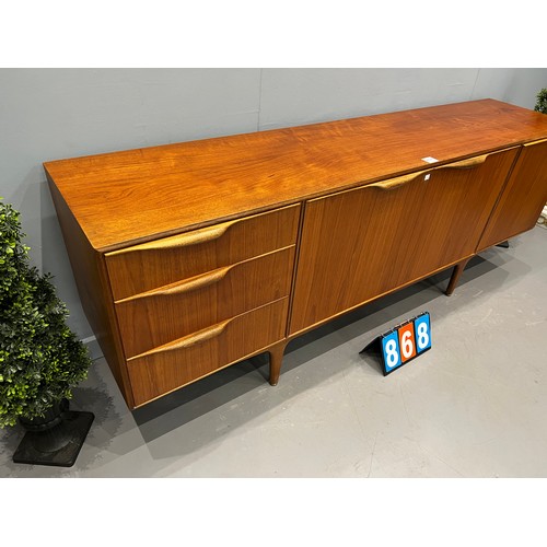 868 - McIntosh kirk caldy mid century teak sideboard