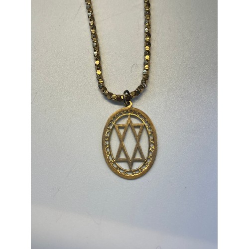 585 B - 9ct Gold Necklace 19.5