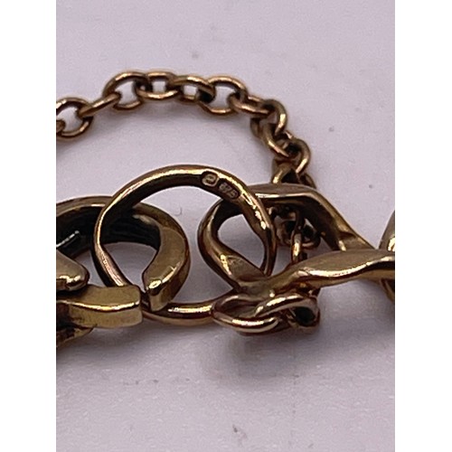 585t - 9ct Gold bracelet 6.6g