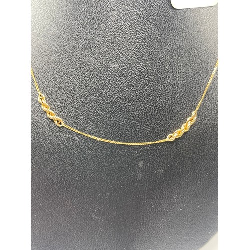 240J - 9ct Gold Chain 16