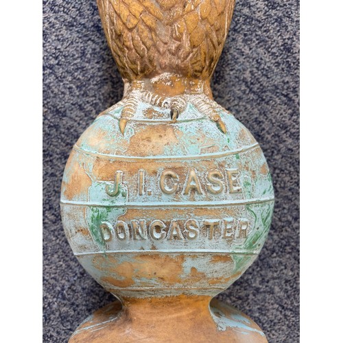 105a - Mid century eagle figure J.I case Doncaster (believe to be resin)