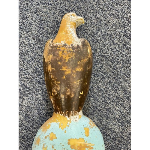 105a - Mid century eagle figure J.I case Doncaster (believe to be resin)