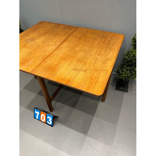 703 - Unusual teak dining table Macintosh