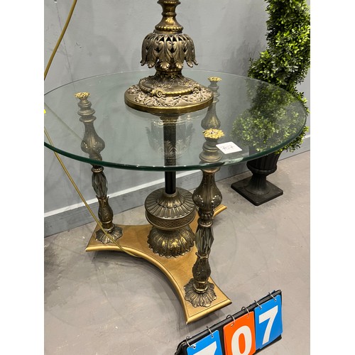 707 - Unusual French gilt lamp/table (very impressive)