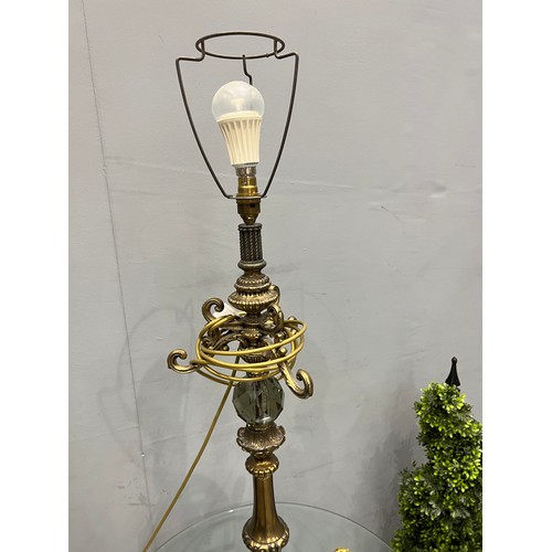 707 - Unusual French gilt lamp/table (very impressive)