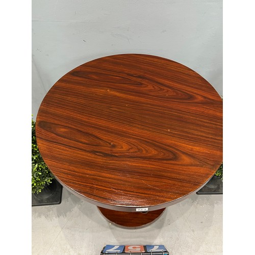 757 - Walnut art deco design table