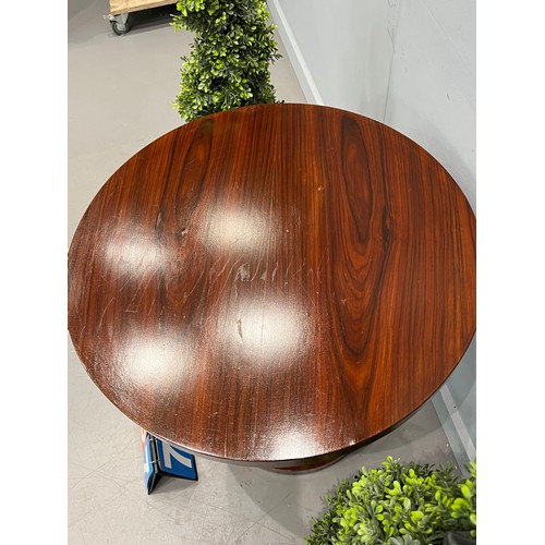 757 - Walnut art deco design table