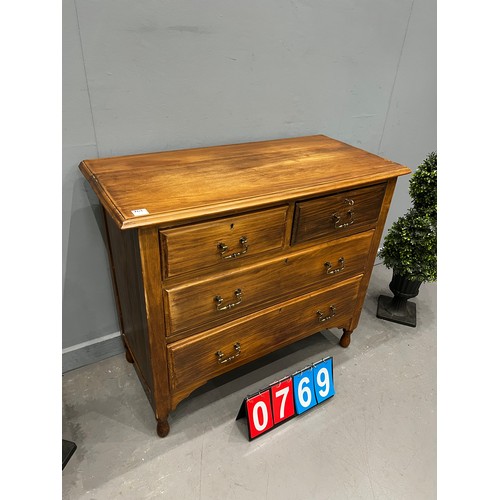 769 - Edwardian chest of drawers