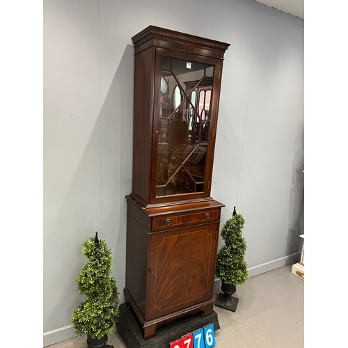 776 - Mahogany bookcase