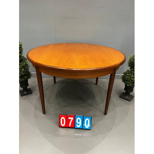 790 - G-plan fresco teak round dining table very clean