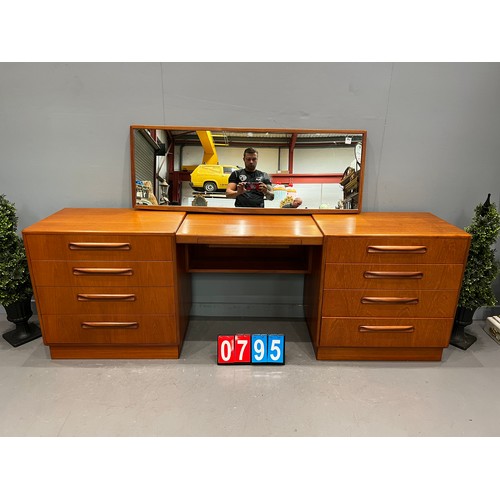 795 - Rrae g-plan fresco teak dressing table very clean