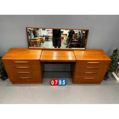 795 - Rrae g-plan fresco teak dressing table very clean