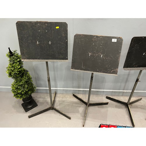 827 - 4x Victorian music stands