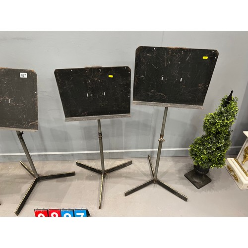 827 - 4x Victorian music stands