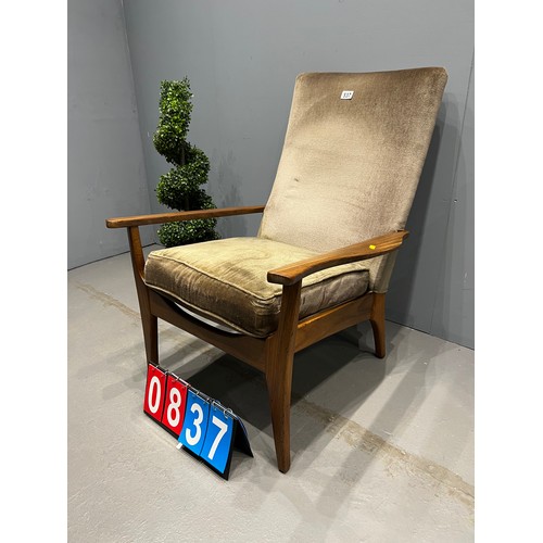 837 - Mid century Danish? teak chair