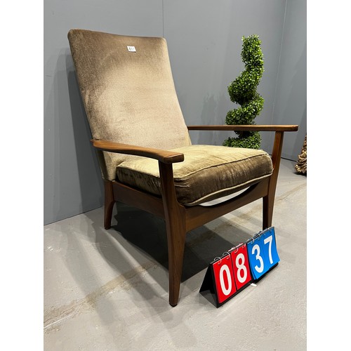 837 - Mid century Danish? teak chair