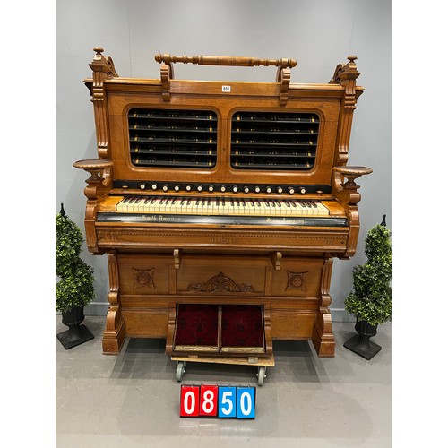 850 - Victorian church organ superb example stunning case