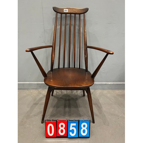 858 - Ercol goldsmith carver chair