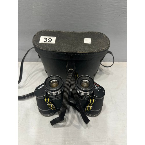 39 - Pair Miranda 8x40 binoculars in case