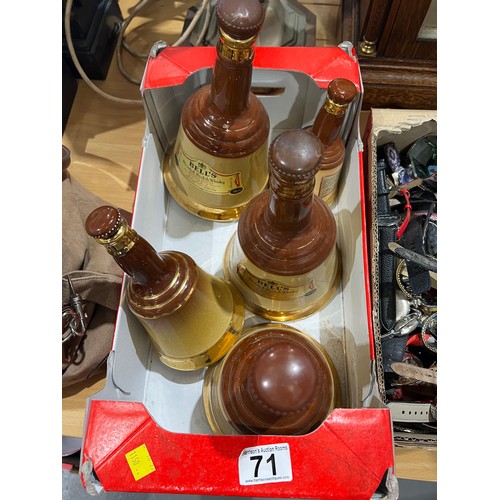 71 - Wade bells whiskey decanters