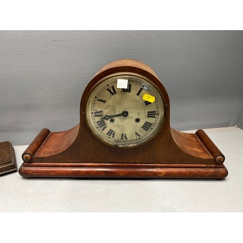 94 - 2 Oak napoleon clocks