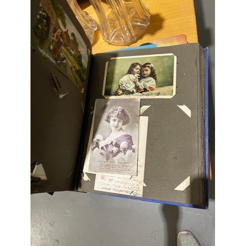 110 - 1 Victorian post card album