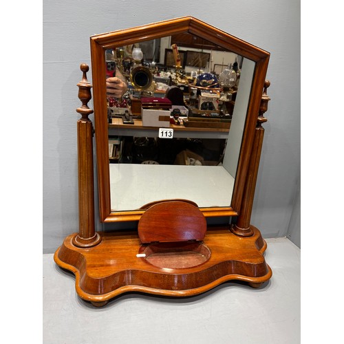 113 - Victorian toilet mirror