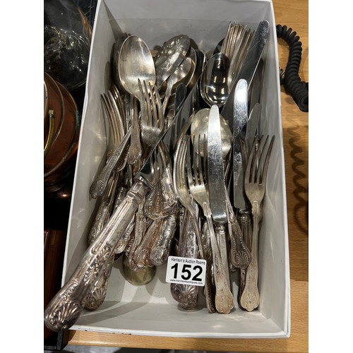 152 - Box kings pattern cutlery