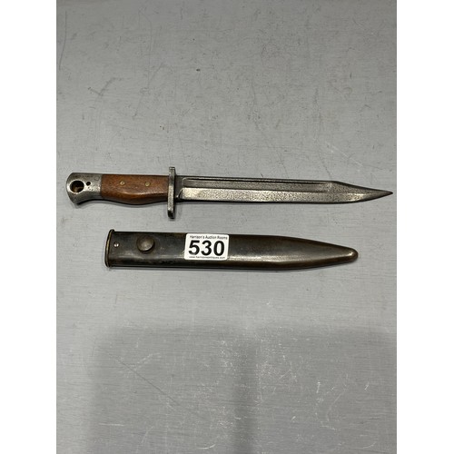 530 - Military knife in a bayonet