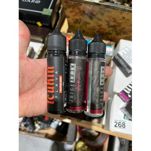 268 - Large quantity vapes